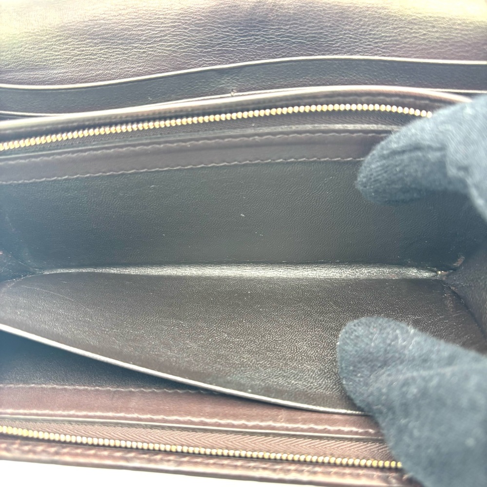 Gucci Dark Brown Leather Wallet - Picture 9 of 11